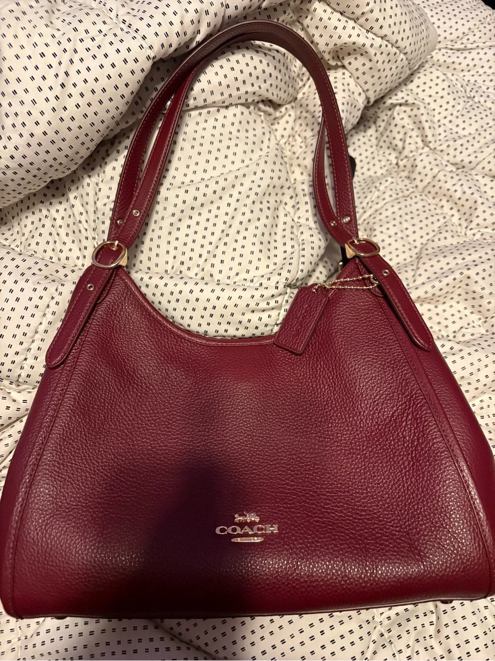 Coach Erin Shoulder Bag in Burgundy